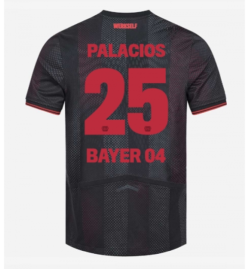 Bayer Leverkusen Exequiel Palacios #25 Hjemmedrakt 2025-26 Kortermet Bayer Leverkusen Exequiel Palacios #25 Hjemmedrakt 2025-26 Kortermet