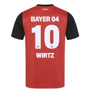 Bayer Leverkusen Florian Wirtz #10 Hjemmedrakt 2024-25 Kortermet