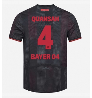 Bayer Leverkusen Jarell Quansah #4 Hjemmedrakt 2025-26 Kortermet