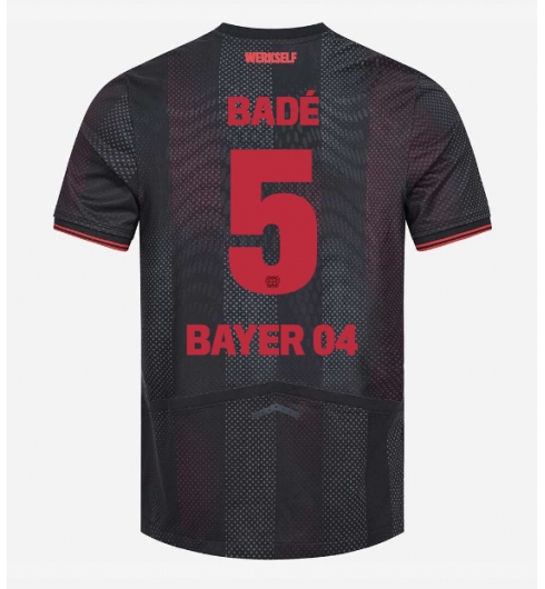 Bayer Leverkusen Loic Bade #5 Hjemmedrakt 2025-26 Kortermet Bayer Leverkusen Loic Bade #5 Hjemmedrakt 2025-26 Kortermet