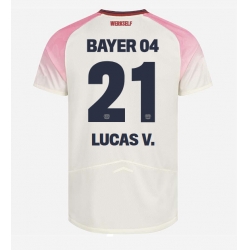Bayer Leverkusen Lucas Vazquez #21 Bortedrakt 2025-26 Kortermet