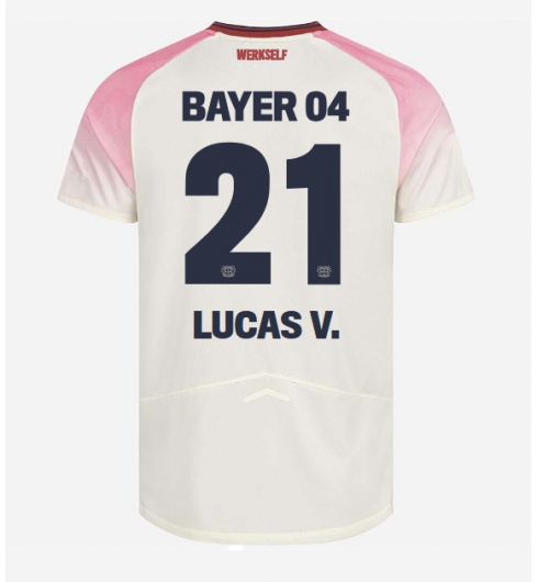 Bayer Leverkusen Lucas Vazquez #21 Bortedrakt 2025-26 Kortermet Bayer Leverkusen Lucas Vazquez #21 Bortedrakt 2025-26 Kortermet