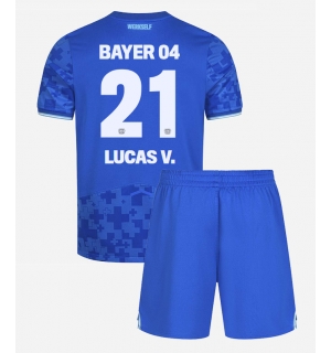 Bayer Leverkusen Lucas Vazquez #21 Tredjedraktsett Barn 2025-26 Kortermet (+ Korte bukser)