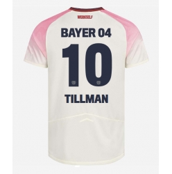 Bayer Leverkusen Malik Tillman #10 Bortedrakt 2025-26 Kortermet