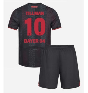 Bayer Leverkusen Malik Tillman #10 Hjemmedraktsett Barn 2025-26 Kortermet (+ Korte bukser)