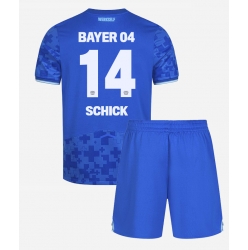 Bayer Leverkusen Patrik Schick #14 Tredjedraktsett Barn 2025-26 Kortermet (+ Korte bukser)