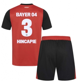 Bayer Leverkusen Piero Hincapie #3 Hjemmedraktsett Barn 2024-25 Kortermet (+ Korte bukser)