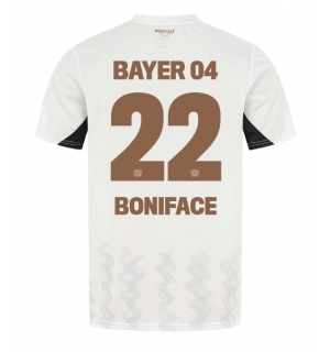 Bayer Leverkusen Victor Boniface #22 Bortedrakt 2024-25 Kortermet