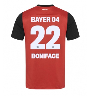 Bayer Leverkusen Victor Boniface #22 Hjemmedrakt 2024-25 Kortermet