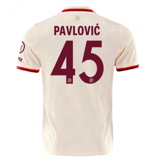 Bayern Munich Aleksandar Pavlovic #45 Tredjedrakt 2024-25 Kortermet