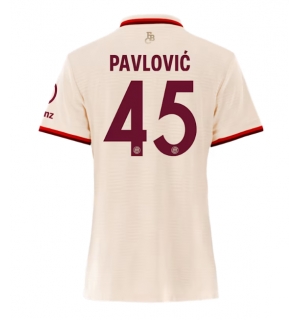 Bayern Munich Aleksandar Pavlovic #45 Tredjedrakt Dame 2024-25 Kortermet