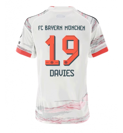 Bayern Munich Alphonso Davies #19 Bortedrakt Dame 2025-26 Kortermet Bayern Munich Alphonso Davies #19 Bortedrakt Dame 2025-26 Kortermet