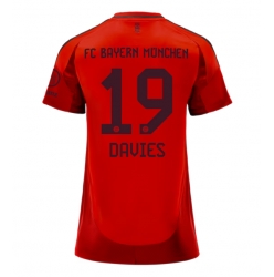 Bayern Munich Alphonso Davies #19 Hjemmedrakt Dame 2024-25 Kortermet