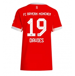 Bayern Munich Alphonso Davies #19 Hjemmedrakt Dame 2025-26 Kortermet