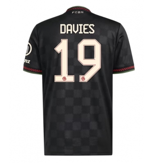 Bayern Munich Alphonso Davies #19 Tredjedrakt 2025-26 Kortermet