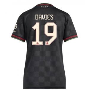 Bayern Munich Alphonso Davies #19 Tredjedrakt Dame 2025-26 Kortermet
