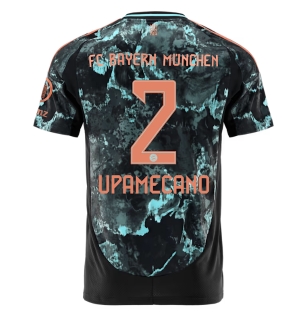 Bayern Munich Dayot Upamecano #2 Bortedrakt 2024-25 Kortermet