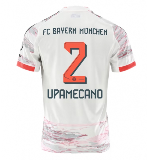 Bayern Munich Dayot Upamecano #2 Bortedrakt 2025-26 Kortermet Bayern Munich Dayot Upamecano #2 Bortedrakt 2025-26 Kortermet