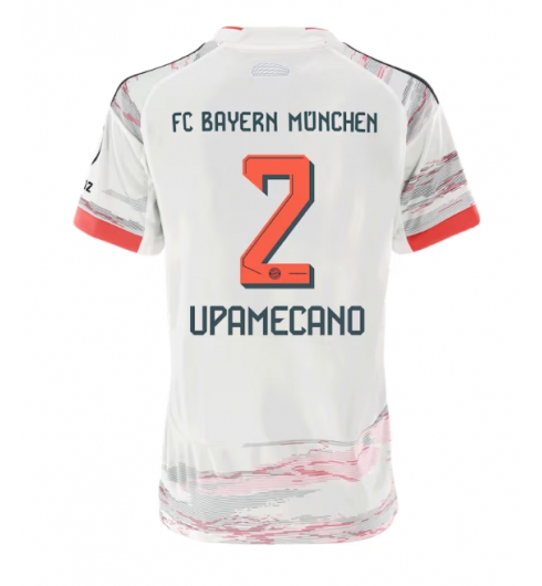 Bayern Munich Dayot Upamecano #2 Bortedrakt Dame 2025-26 Kortermet Bayern Munich Dayot Upamecano #2 Bortedrakt Dame 2025-26 Kortermet