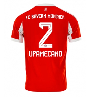 Bayern Munich Dayot Upamecano #2 Hjemmedrakt 2025-26 Kortermet