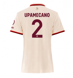 Bayern Munich Dayot Upamecano #2 Tredjedrakt Dame 2024-25 Kortermet