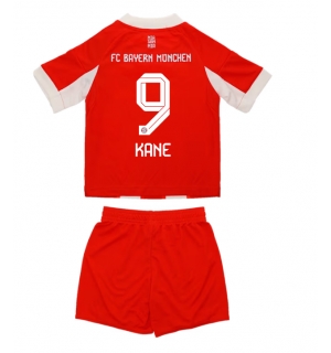 Bayern Munich Harry Kane #9 Hjemmedraktsett Barn 2025-26 Kortermet (+ Korte bukser)
