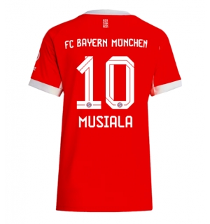 Bayern Munich Jamal Musiala #10 Hjemmedrakt Dame 2025-26 Kortermet