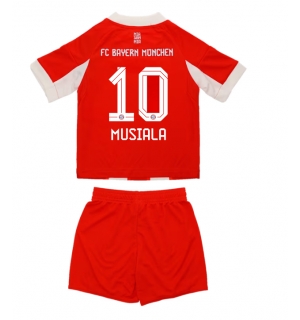 Bayern Munich Jamal Musiala #10 Hjemmedraktsett Barn 2025-26 Kortermet (+ Korte bukser)