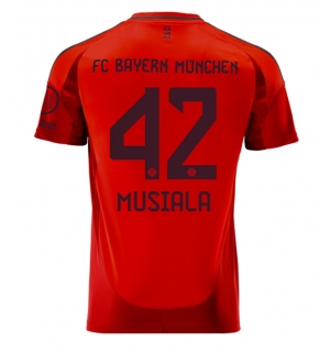 Bayern Munich Jamal Musiala #42 Hjemmedrakt 2024-25 Kortermet