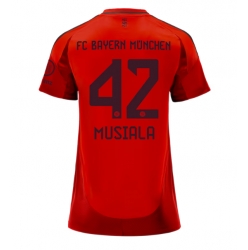 Bayern Munich Jamal Musiala #42 Hjemmedrakt Dame 2024-25 Kortermet