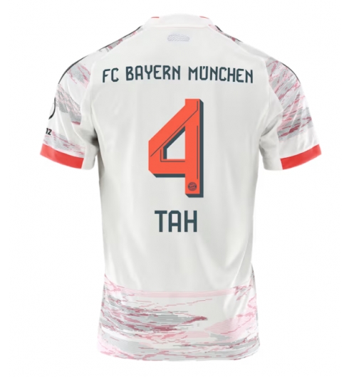 Bayern Munich Jonathan Tah #4 Bortedrakt 2025-26 Kortermet Bayern Munich Jonathan Tah #4 Bortedrakt 2025-26 Kortermet