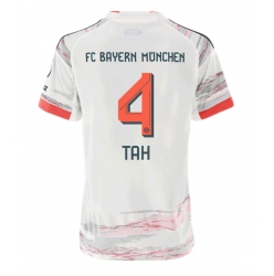 Bayern Munich Jonathan Tah #4 Bortedrakt Dame 2025-26 Kortermet