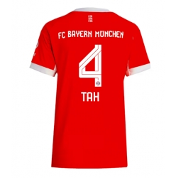 Bayern Munich Jonathan Tah #4 Hjemmedrakt Dame 2025-26 Kortermet