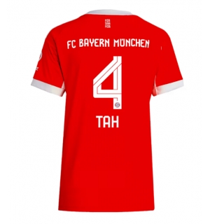 Bayern Munich Jonathan Tah #4 Hjemmedrakt Dame 2025-26 Kortermet