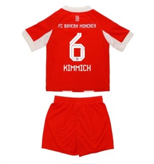 Bayern Munich Joshua Kimmich #6 Hjemmedraktsett Barn 2025-26 Kortermet (+ Korte bukser)