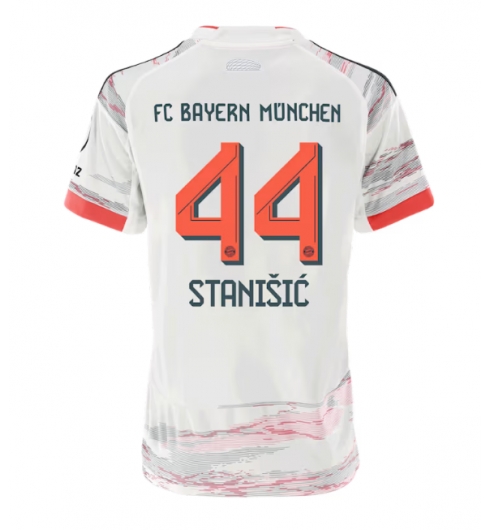 Bayern Munich Josip Stanisic #44 Bortedrakt Dame 2025-26 Kortermet Bayern Munich Josip Stanisic #44 Bortedrakt Dame 2025-26 Kortermet
