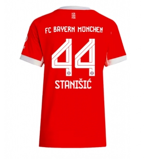 Bayern Munich Josip Stanisic #44 Hjemmedrakt Dame 2025-26 Kortermet