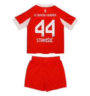 Bayern Munich Josip Stanisic #44 Hjemmedraktsett Barn 2025-26 Kortermet (+ Korte bukser)