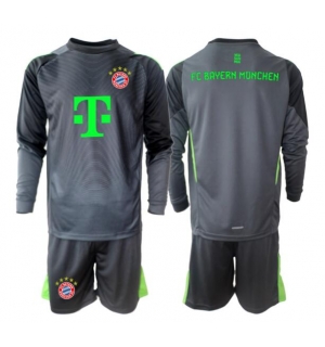 Bayern Munich Keeper Bortedraktsett Barn 2025-26 Langermet (+ Korte bukser)