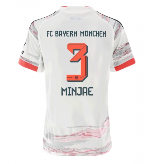 Bayern Munich Kim Min-jae #3 Bortedrakt Dame 2025-26 Kortermet Bayern Munich Kim Min-jae #3 Bortedrakt Dame 2025-26 Kortermet