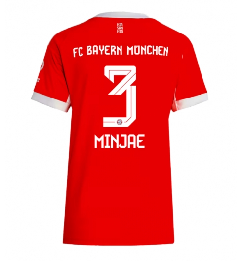 Bayern Munich Kim Min-jae #3 Hjemmedrakt Dame 2025-26 Kortermet Bayern Munich Kim Min-jae #3 Hjemmedrakt Dame 2025-26 Kortermet