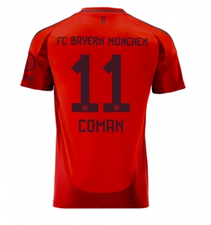 Bayern Munich Kingsley Coman #11 Hjemmedrakt 2024-25 Kortermet