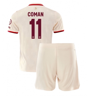 Bayern Munich Kingsley Coman #11 Tredjedraktsett Barn 2024-25 Kortermet (+ Korte bukser)