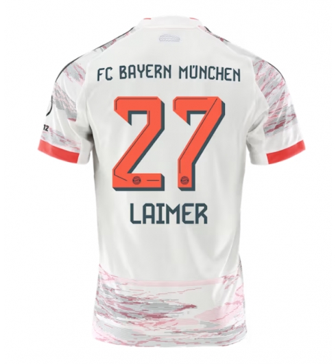 Bayern Munich Konrad Laimer #27 Bortedrakt 2025-26 Kortermet Bayern Munich Konrad Laimer #27 Bortedrakt 2025-26 Kortermet