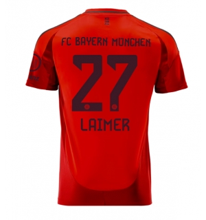 Bayern Munich Konrad Laimer #27 Hjemmedrakt 2024-25 Kortermet