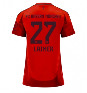 Bayern Munich Konrad Laimer #27 Hjemmedrakt Dame 2024-25 Kortermet