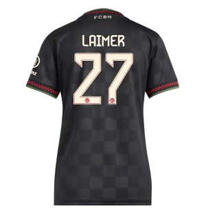 Bayern Munich Konrad Laimer #27 Tredjedrakt Dame 2025-26 Kortermet