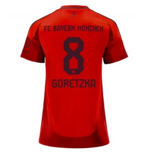 Bayern Munich Leon Goretzka #8 Hjemmedrakt Dame 2024-25 Kortermet