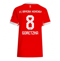 Bayern Munich Leon Goretzka #8 Hjemmedrakt Dame 2025-26 Kortermet