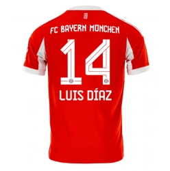 Bayern Munich Luis Diaz #14 Hjemmedrakt 2025-26 Kortermet